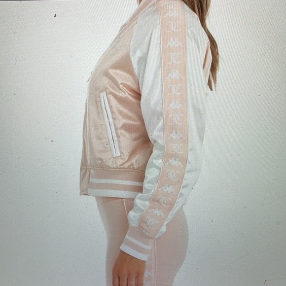 New juicy couture & Kappa Crystal logo satin bomber - Picture 2 of 8